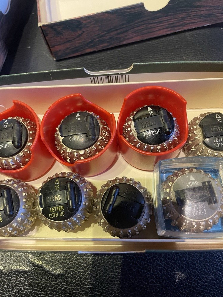 IBM Selectric III Typewriter Font Balls 10 & 12 Point USAI OCR-2- Orator- Script