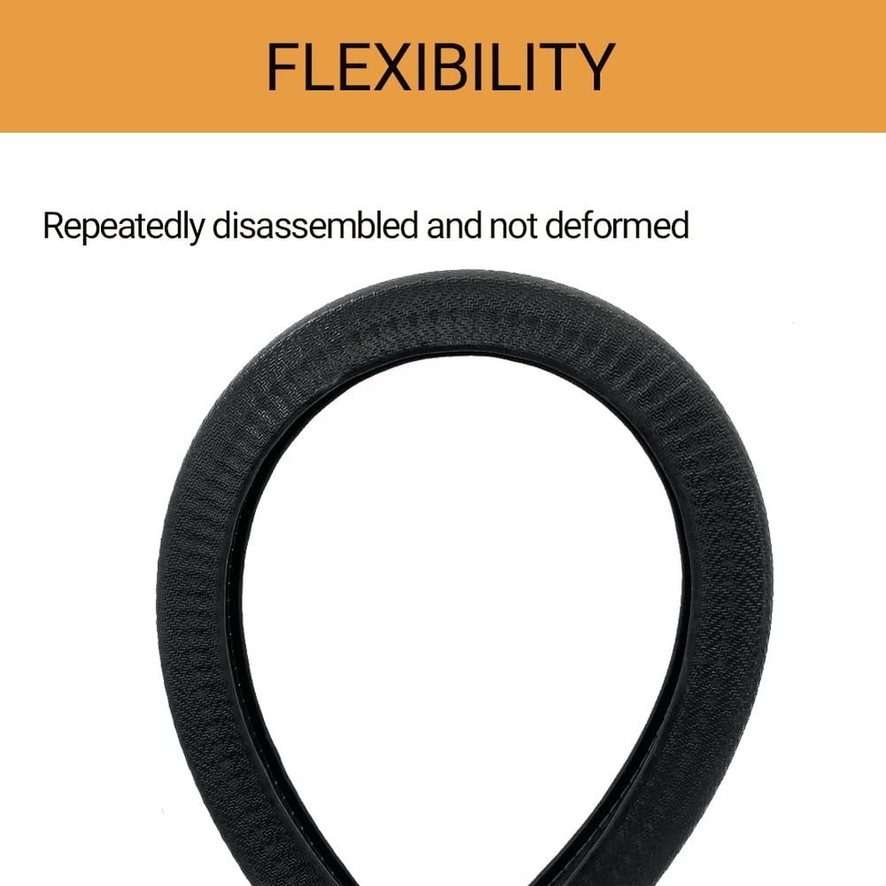 U-Shape Edge Banding-Fits 1/2" Edge,Rubber Trim for Sharp/Rough Surfaces, (20FT)