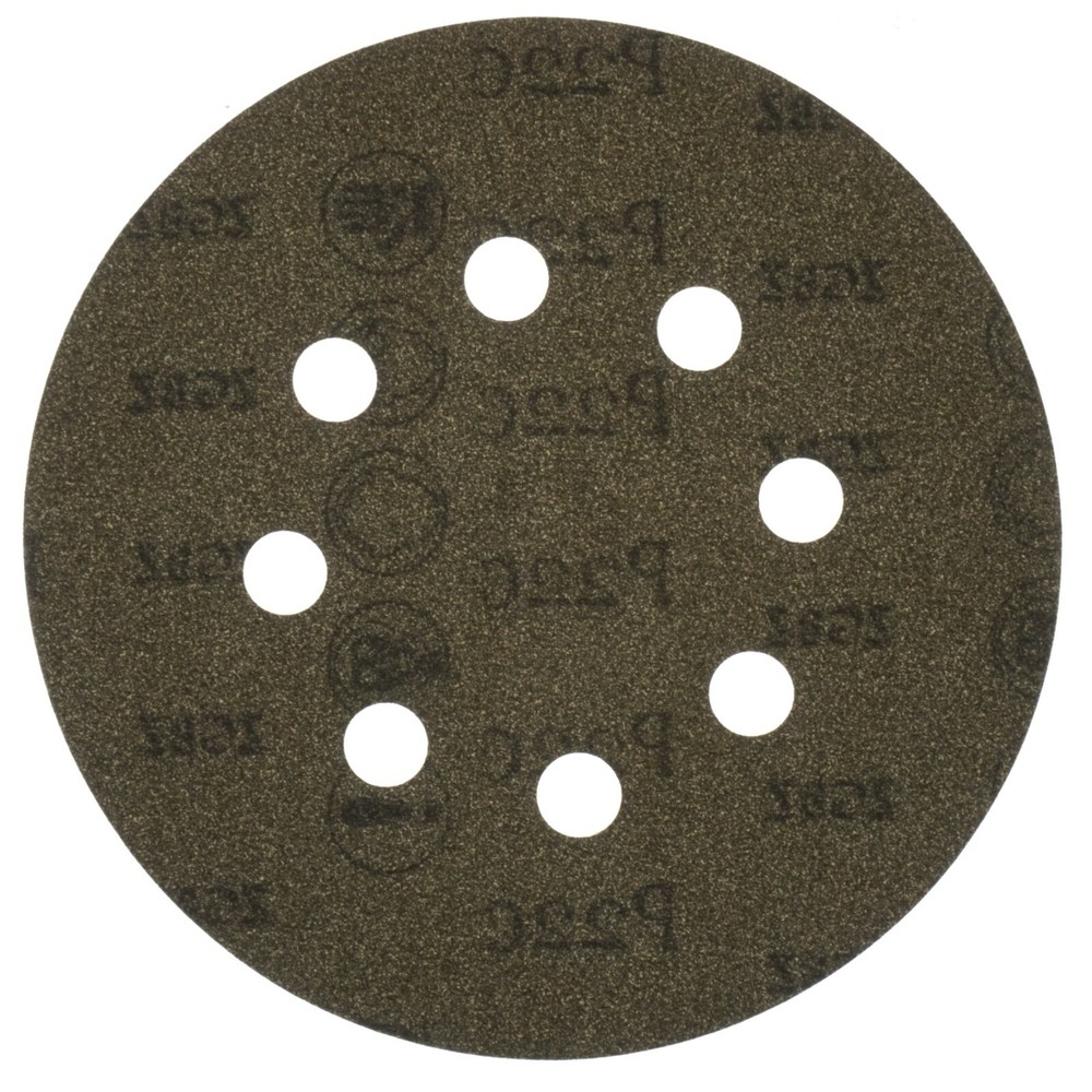 Gator 7720 5" Random Orbit Hook & Loop Sanding Discs, Very Fine 220 Grit, 4 Pack