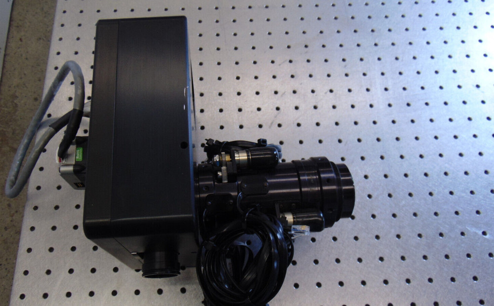 OPTEM DUAL STEPPER ZOOM FOCUS (?) W/ CABLES CONTROLLER FILTER WHEEL AND POWER S.