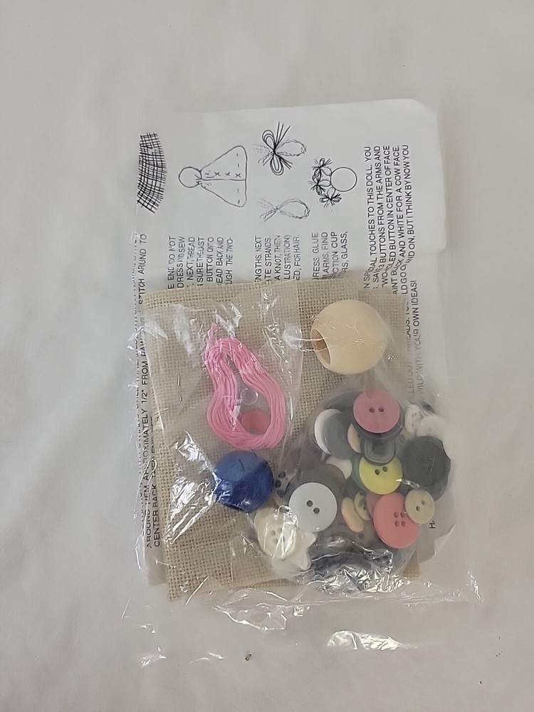 Suncoast Cute As A Button Doll Craft Kit KK16