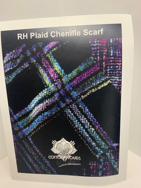 Weaving Kit PLAID CHENILLE SCARF Kit, New