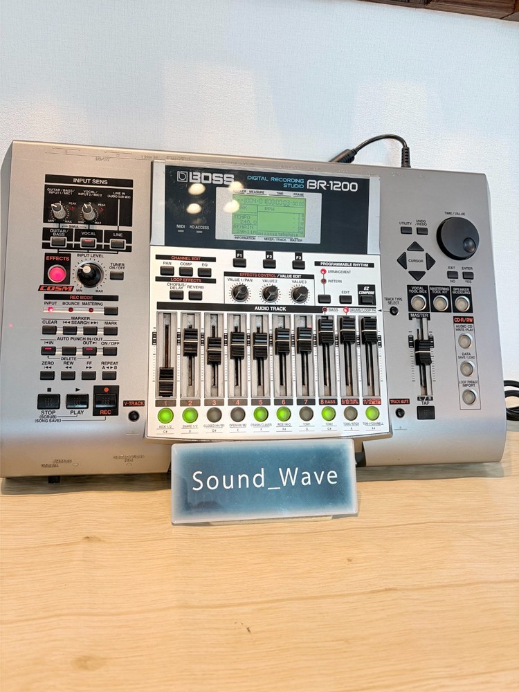 BOSS BR-1200CD Digital Recording Studio Multitrack Recorder MTR CD Burner Tested