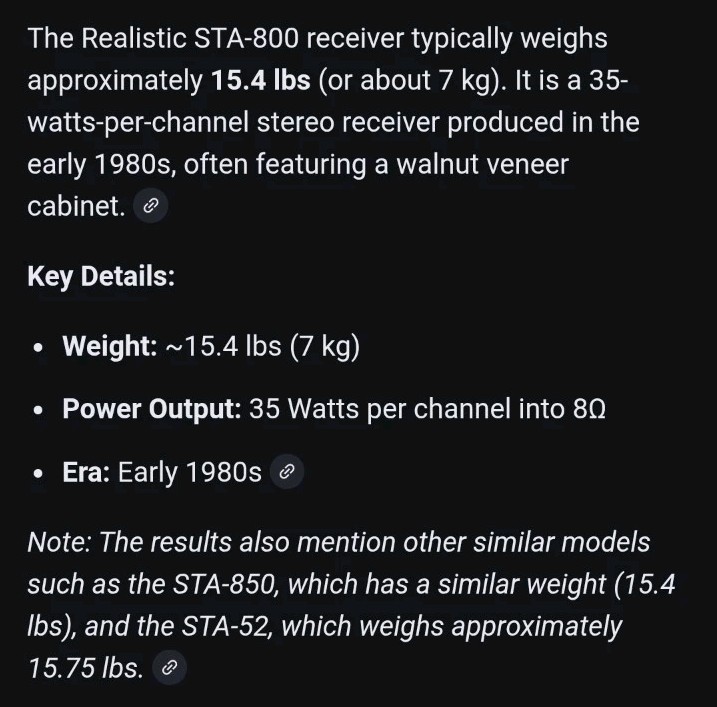 Vintage Realistic STA-800