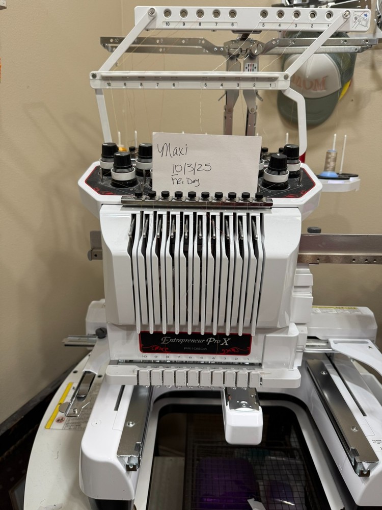 used brother multi needle embroidery machine