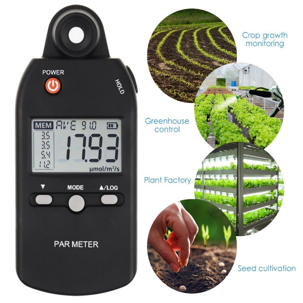PAR Meter Advanced Quantum Sensor Measure Grow Light Intensity Lux Meter