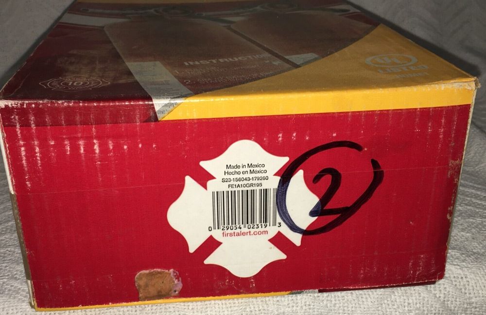 First Alert Home Fire Extinguishers 2 Pack - TOP QUALITY FIRE EXTINGUISHERS NEW