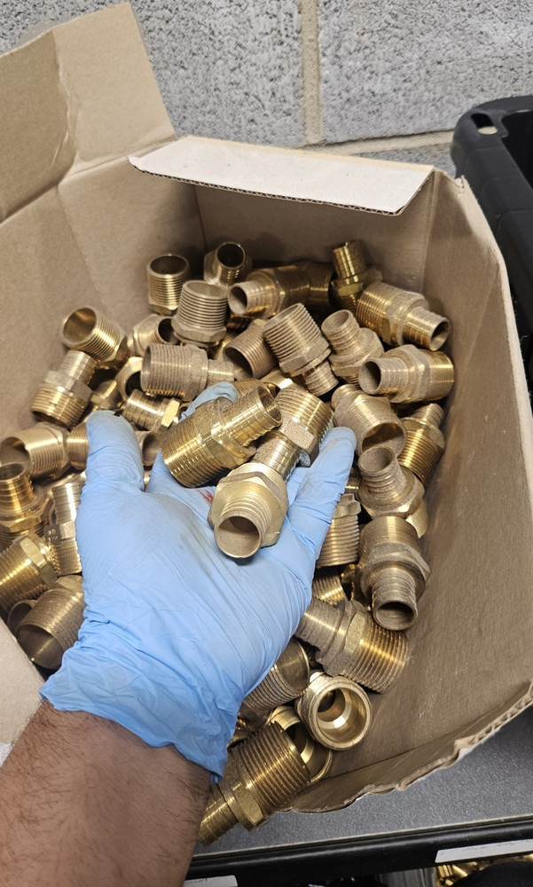 1" Pex Brass Male Adapter Brass
