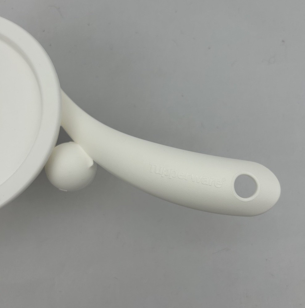 Rare Vintage Tupperware Mini Colander Strainer With Lid #4476A White