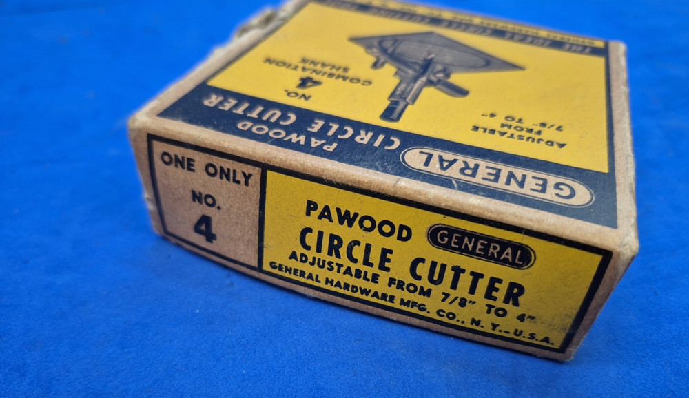 General Pawood Circle Cutter No. 4