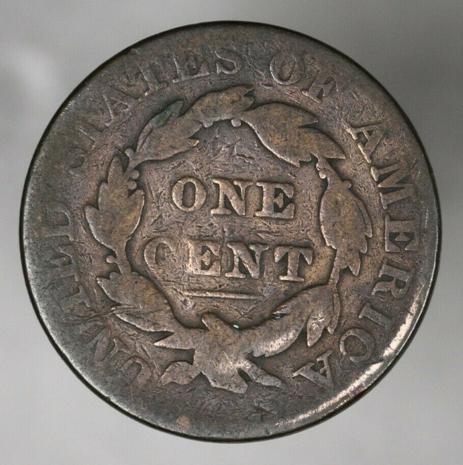US 1829 Coronet Head Large Cent A3128