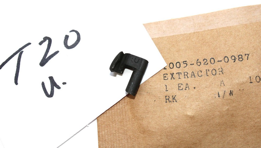 M1 Carbine Extractor, Original USGI, NOS "U" - # T20