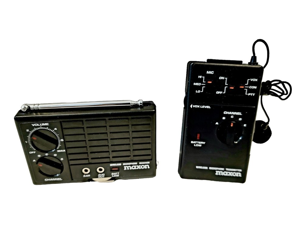 Maxon Wireless Mic System Model 49-VM 5-Channel