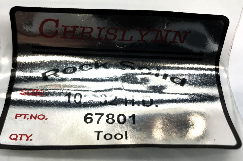 Chrislynn 10-32 H.D. Key-Locking Insert Installation Tool 67801 NOS