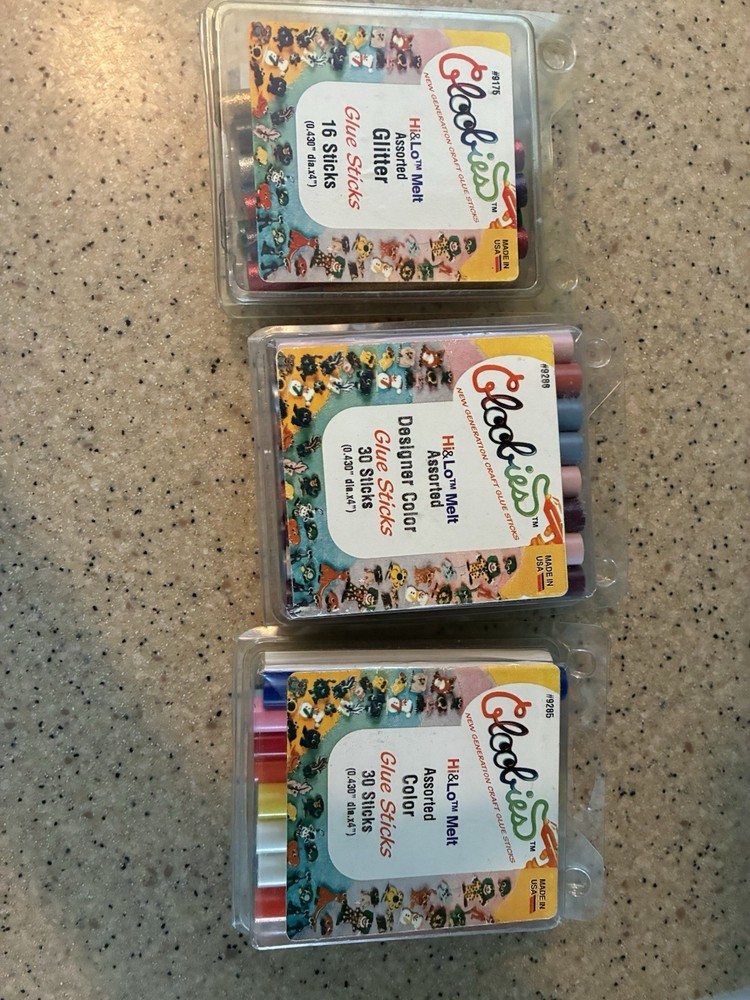 Colored Glue Sticks 3 Packs!