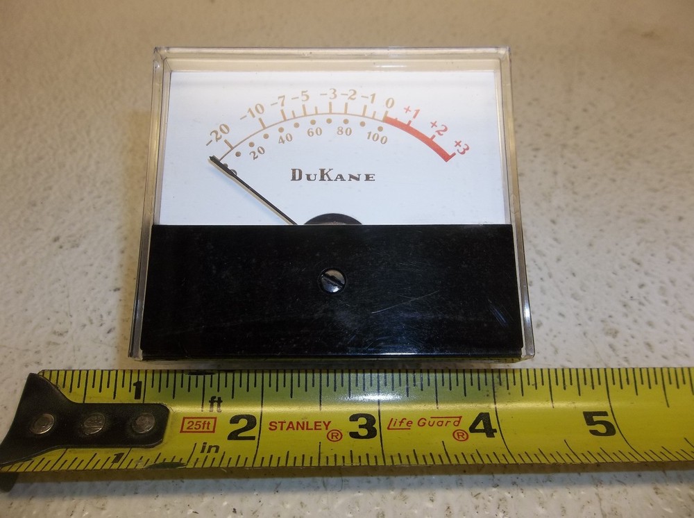 DuKane Honeywell VU Meter