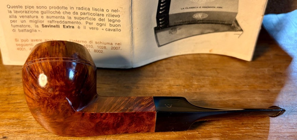 VINTAGE "SAVINELLI EXTRA" 504 FULL REFURBISHED PIPE