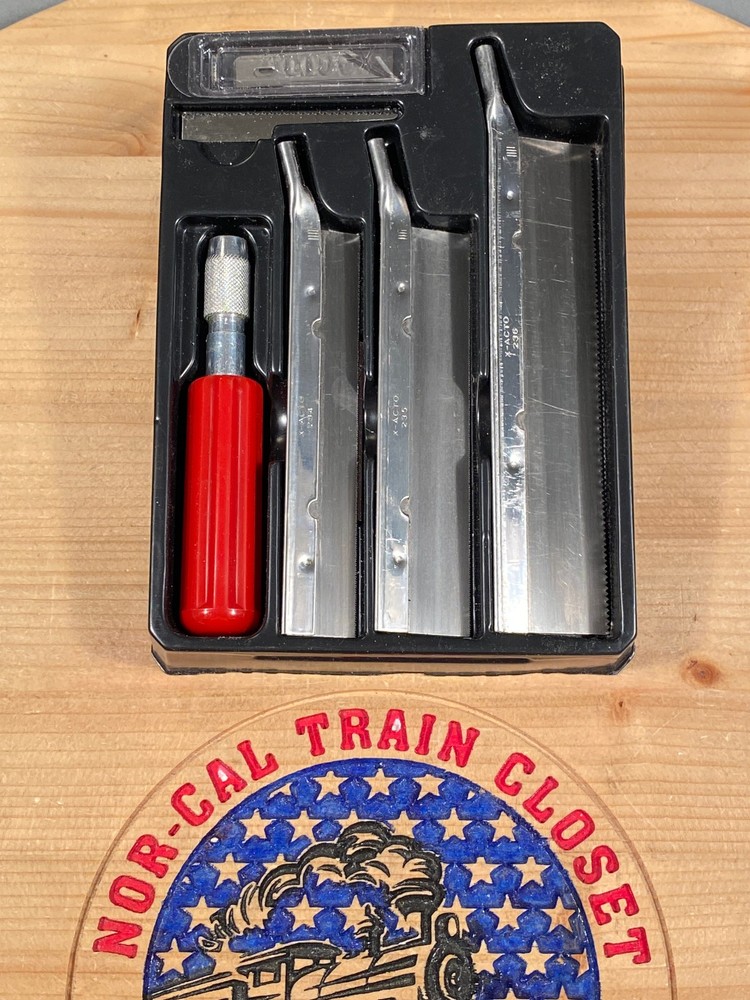 X-ACTO 3-Blade Precision Razor Saw Set including 6 Additional Cutting Blades