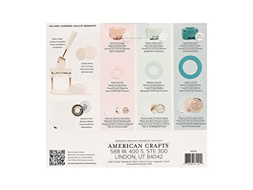 We R Memory Keepers Button Press Craft Kit Easy to Use Value Pack