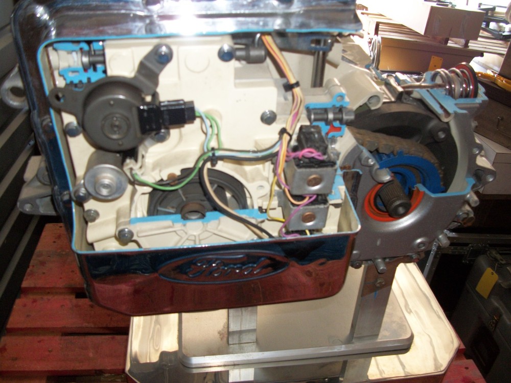 NICE FORD AX4S AUTOMATIC TRANSAXLE CUTAWAY DISPLAY INSTRUCTIONAL TRAINING MODEL