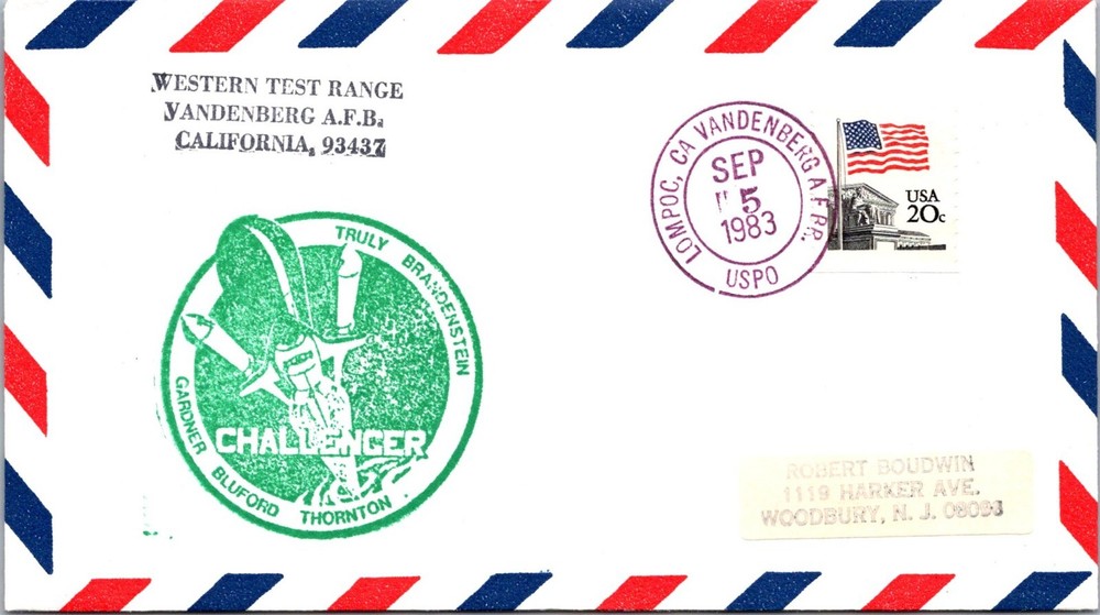 Challenger / Western Test Range - Lompoc CA - 9.5.1983 - J11339