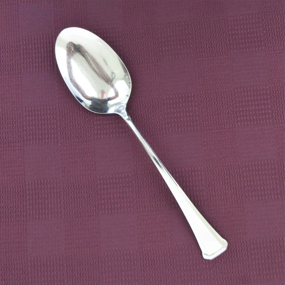 SSS Oneida Maestro St Leger solid serving spoon stainless steel flatware utensil