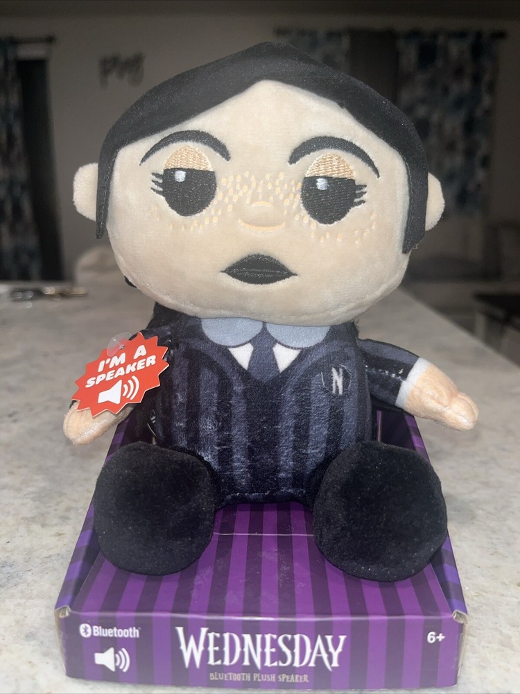 Bitty Boomers Wednesday Bluetooth Plush Speaker