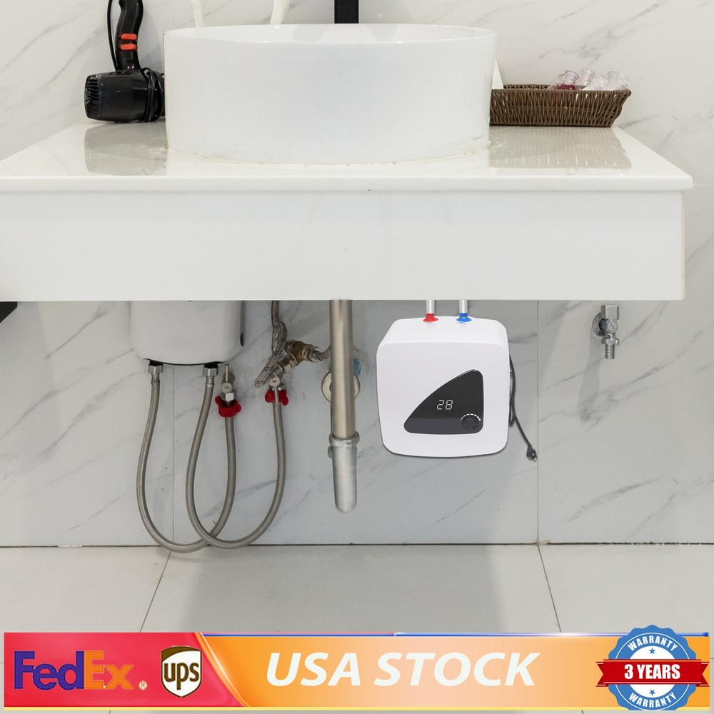 3.96 Gallon Portable Electric Water Heater Electric Hot Water Heater Storage 15L