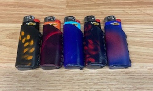 LEATHER DIY LIGHTER CASES