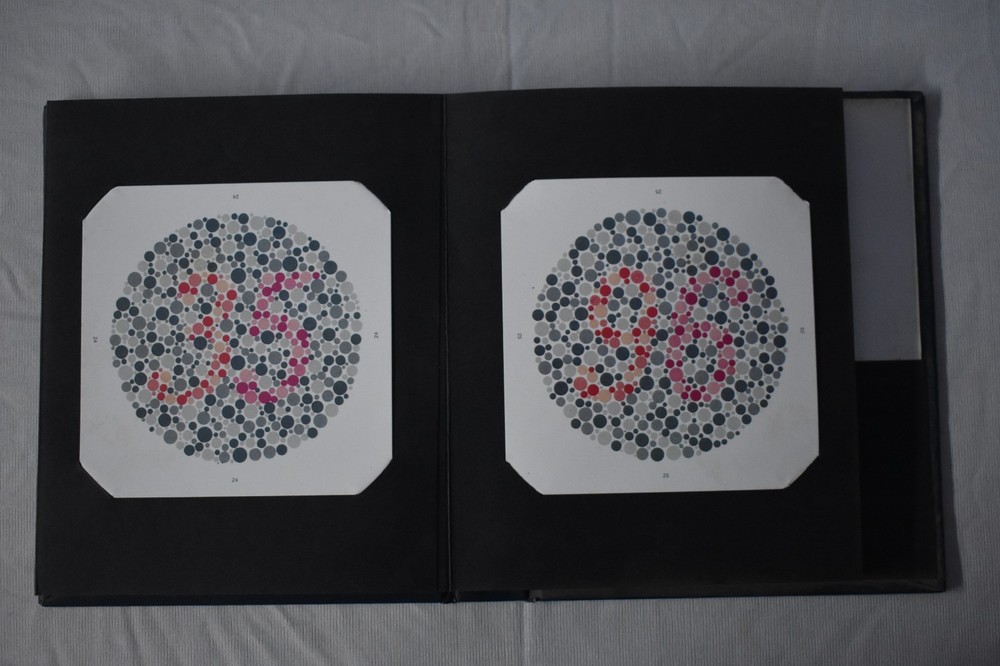 38 Plate Ishihara Test Book for Color Blindness Testing