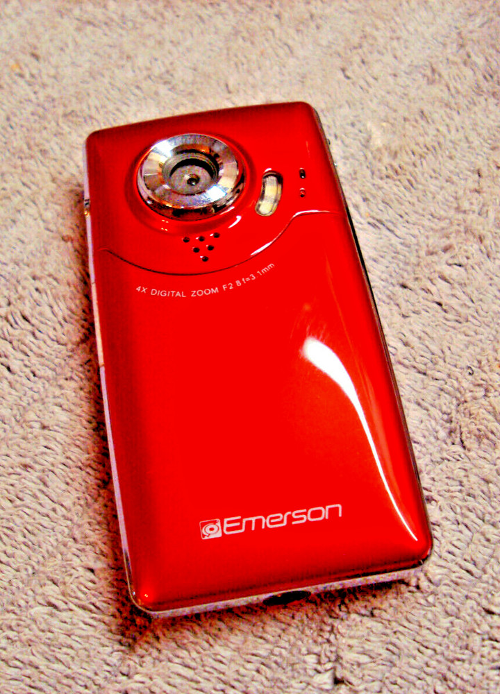 Emerson HD 720p Video Camcorder - Red