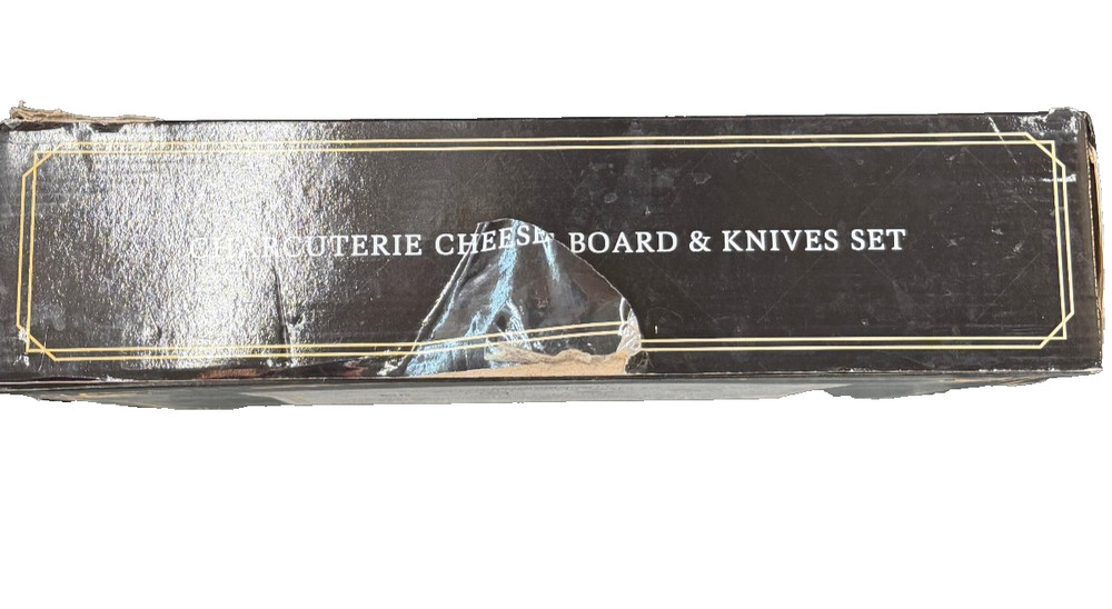 Smirly Premium Bamboo 3 Side Cheeseboard Set- New *CHECK