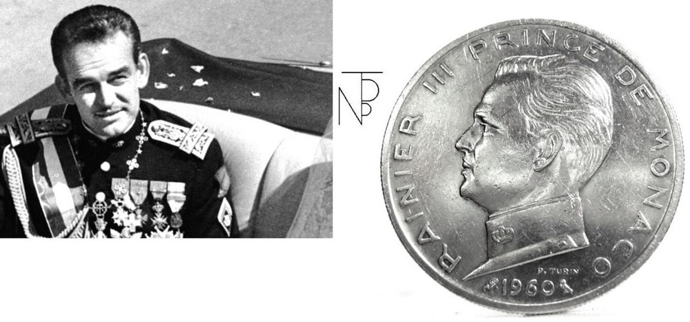 MONACO (Ranieri III) 5 Francs 1960