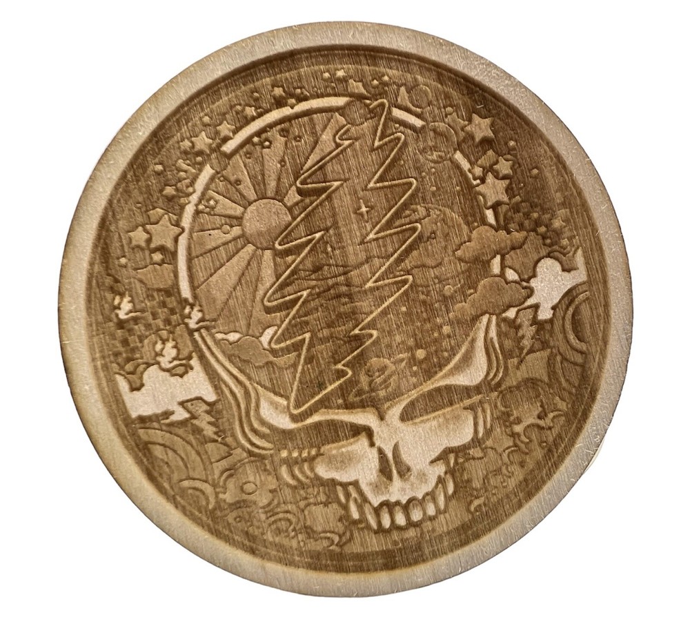 Grateful Dead Wood Coasters