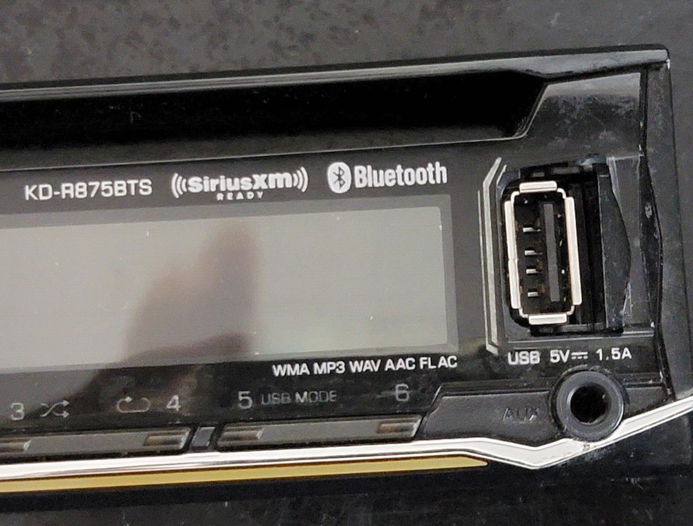 JVC KD-R875BTS Detachable Faceplate Only Tested