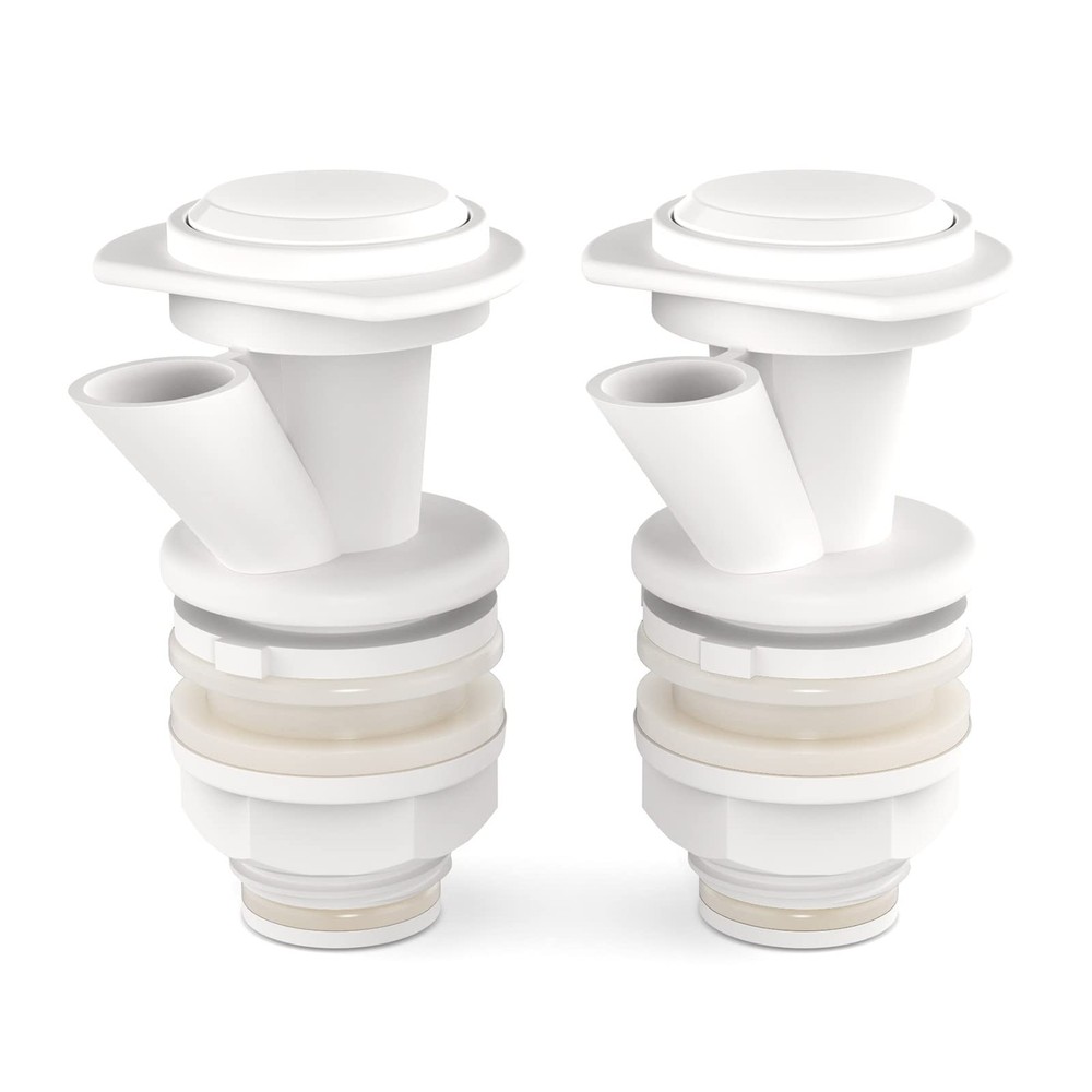 ZAITOE Push Button Spigot Replacement, Compatible with 10 gallons, White
