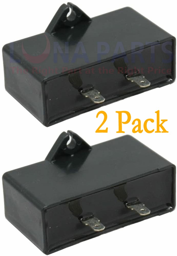2 Pack Refrigerator Run Capacitor AP6010187, PS11743364, WP65889-4