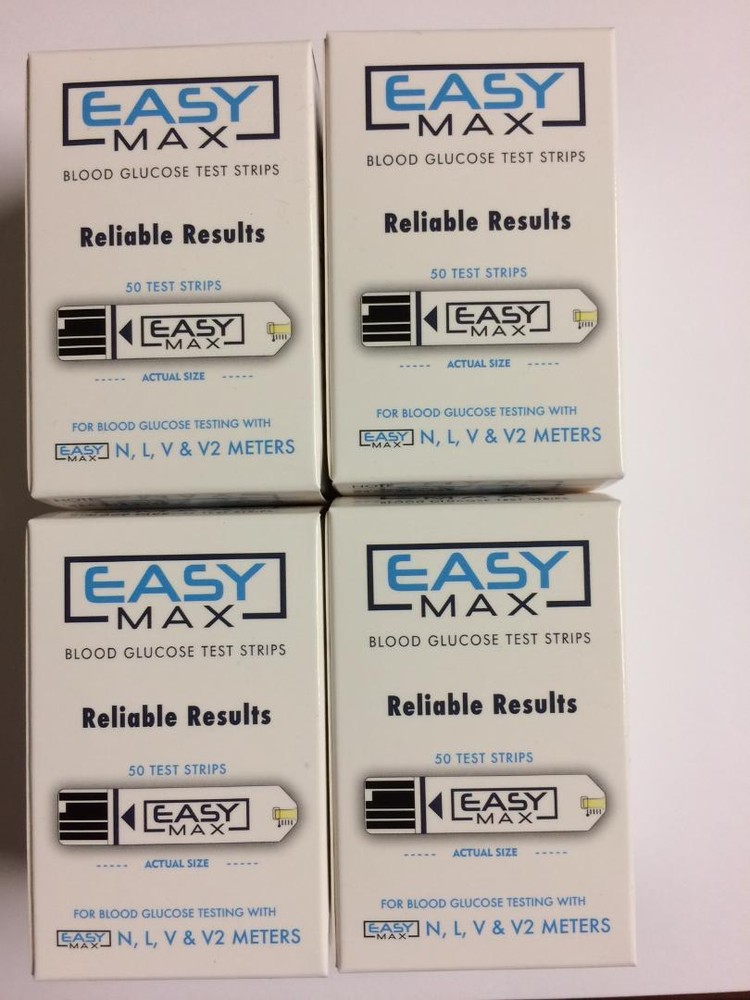 EASYMax Blood Glucose 200 Test Strips $ Exp:  06/07/2027