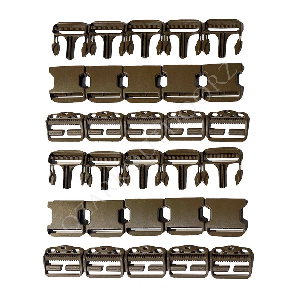 US Military Surplus USMC Buckle Repair Kit for 2" Webbing - 10 Pack - New