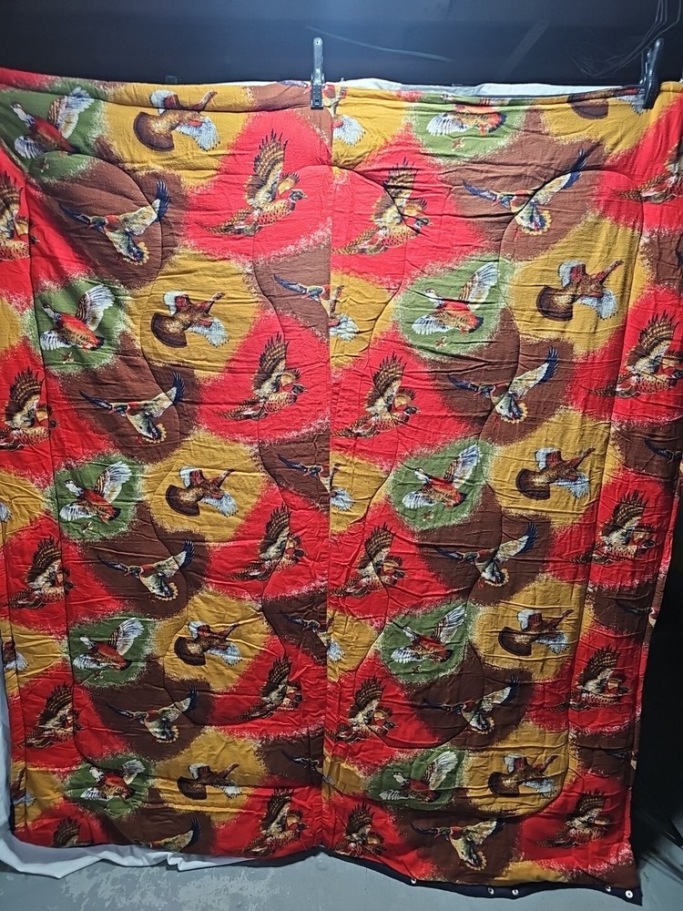 VTG Emar Sleeping Bag W/ Ducks & Pheasants
