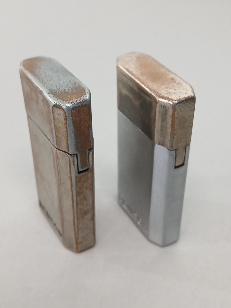 (2) Ronson Jet Lite Butane Refillable Lighters - Working