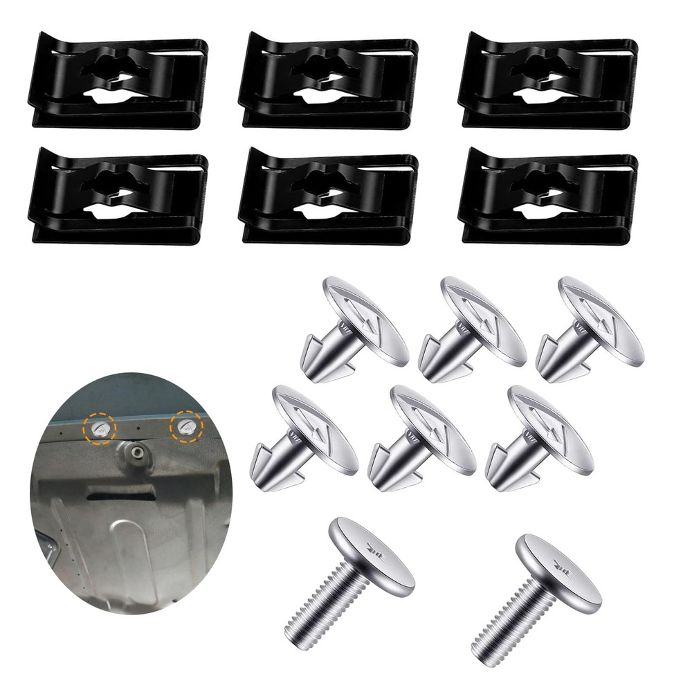 14 PCS Car Engine Lower Cover Pin Screws, Lower Engine Splash Shield Screws, ...