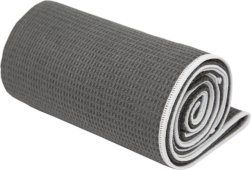 Hot Yoga Towel - Mat-Sized, Microfiber, Super Absorbent,