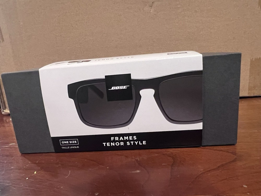 Bose Frames Tenor Rectangular Bluetooth Audio Sunglasses - Black