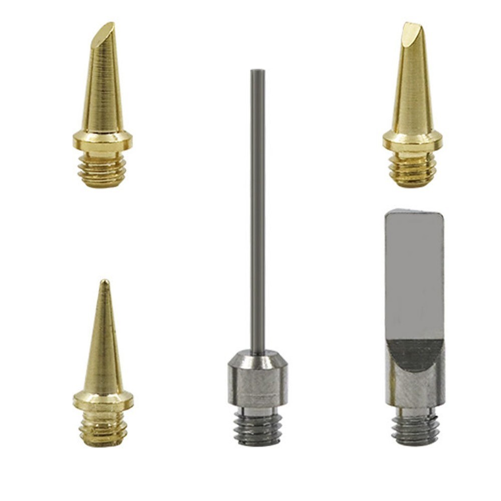 Soldering Iron Tip Soldering Tips Kit Torch Pen Replaceable Tool Silver