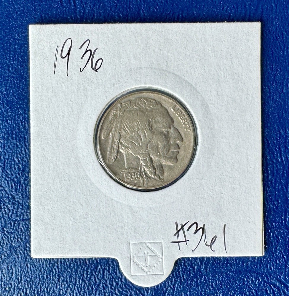 1936-P Buffalo Nickel - Free Shipping