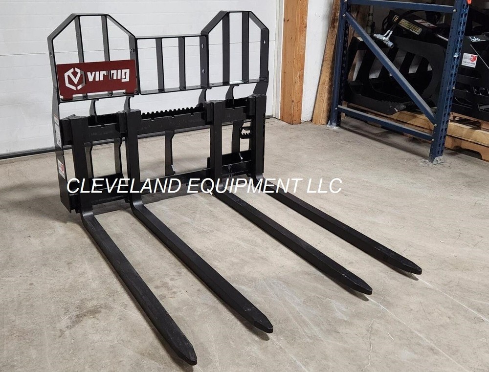 48" BLOCK FORKS & FRAME ATTACHMENT Skid-Steer Track Loader Cinder Brick Forks