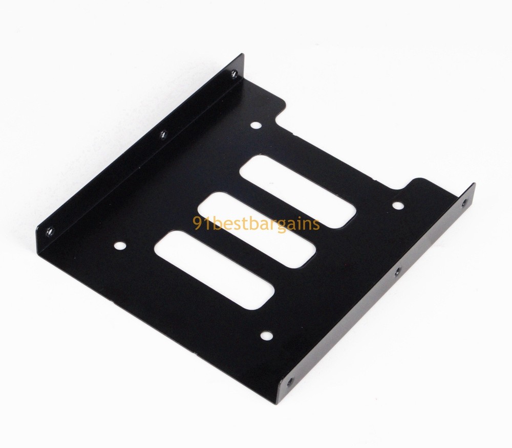 2pcs 2.5" SSD HDD to 3.5" Mounting Adapter Bracket Tray Dock for PC SSD Holder