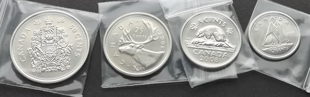 *** CANADA  2008  SPECIMEN  COINS  SET ***