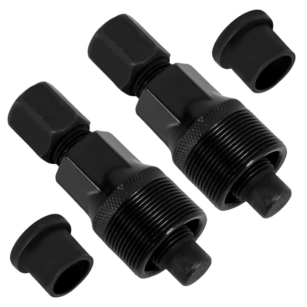 2 Sets Bicycle Crank Puller Arm Extractor Crankset Maintenance Tool Set Black